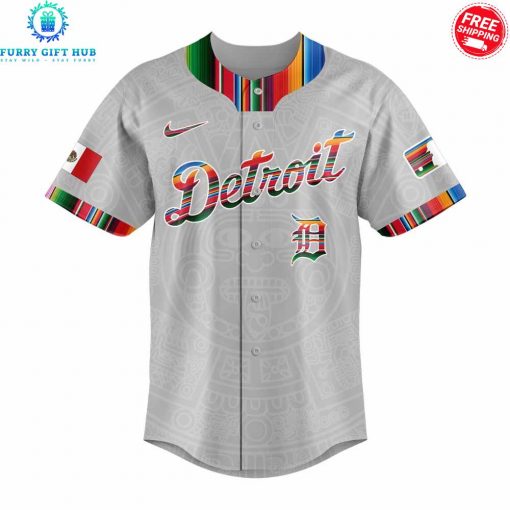 Mexican Heritage Night 2025 Detroit Tigers Limited Gray Jersey