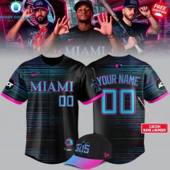 Miami Marlins City Connect 2025 Personalized Special Jersey