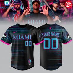 Miami Marlins City Connect 2025 Personalized Special Jersey