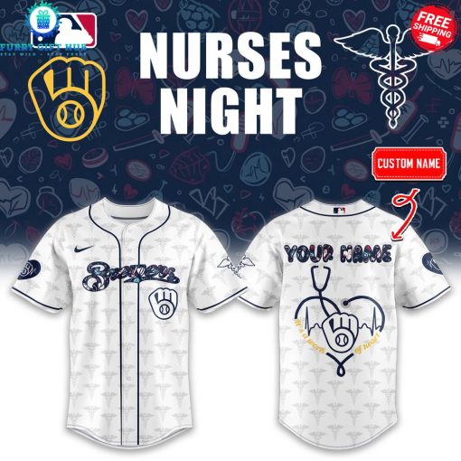 Milwaukee Brewers x Nurses Day 2025 Special Jersey