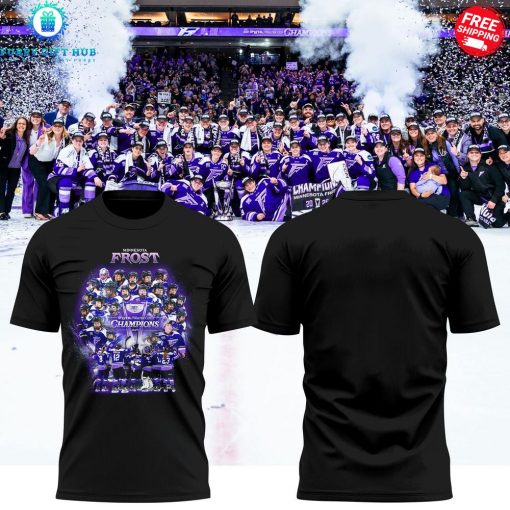 Minnesota Frost Walter Cup Champions 2025 Special T-Shirt