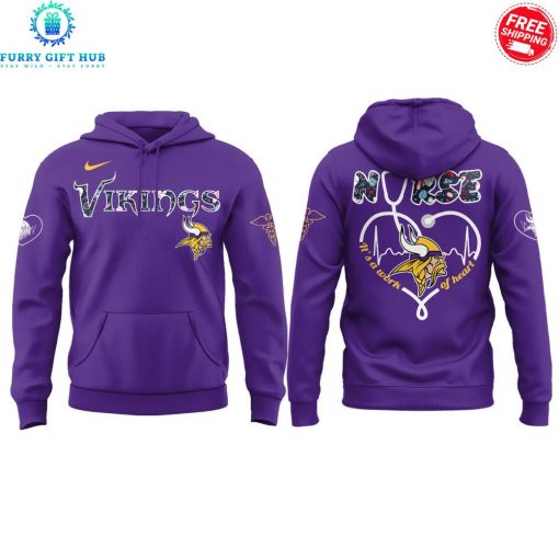 Minnesota Vikings x Nurses Night 2025 Limited Hoodie