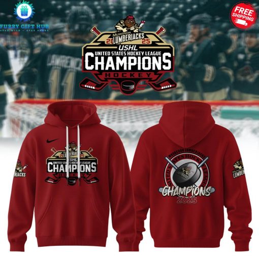 Muskegon Lumberjacks USHL Champions 2025 Special Hoodie