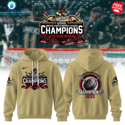 Muskegon Lumberjacks USHL Champions 2025 Special Hoodie