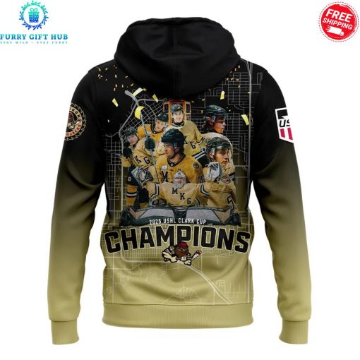 Muskegon Lumberjacks USHL Clark Cup Champions 2025 Special Hoodie