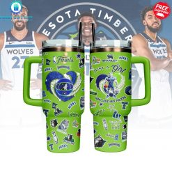 NBA Minnesota Timberwolves Who Love Her Pacers Special Stanley Tumbler