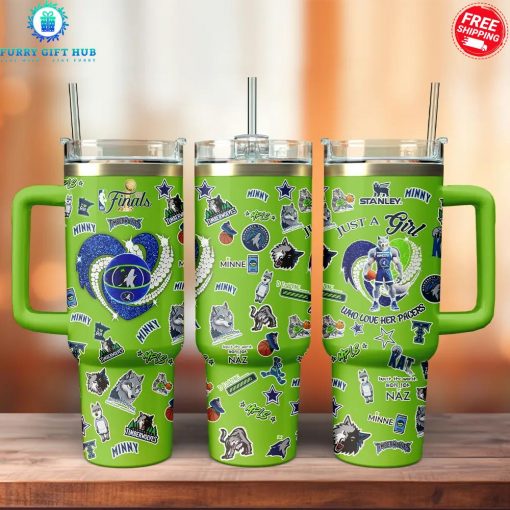 NBA Minnesota Timberwolves Who Love Her Pacers Special Stanley Tumbler
