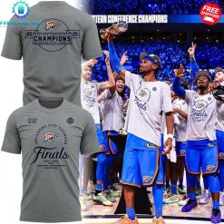 NBA Oklahoma City Thunder Western Conference Finals Champions 2025 Special Shirt Collection