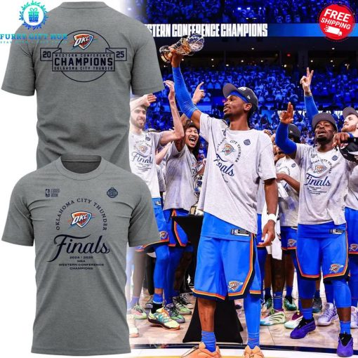 NBA Oklahoma City Thunder Western Conference Finals Champions 2025 Special Shirt Collection