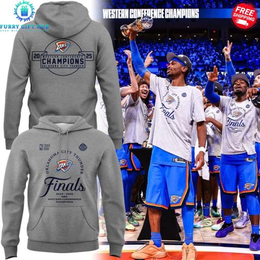 NBA Oklahoma City Thunder Western Conference Finals Champions 2025 Special Shirt Collection
