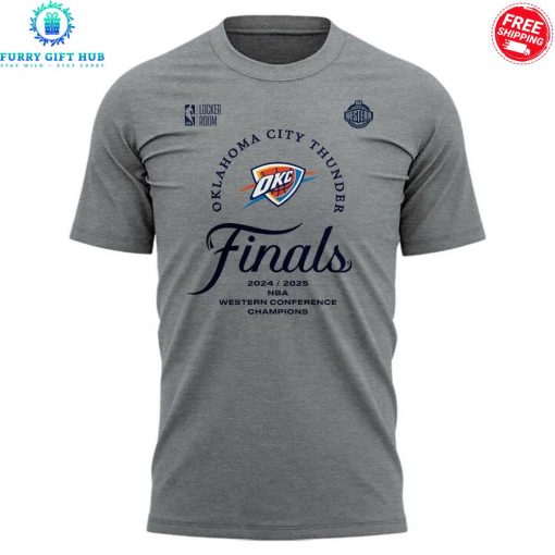 NBA Oklahoma City Thunder Western Conference Finals Champions 2025 Special Shirt Collection