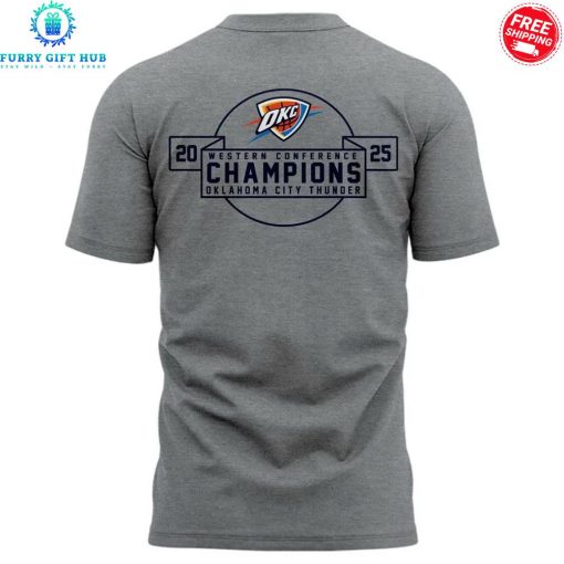 NBA Oklahoma City Thunder Western Conference Finals Champions 2025 Special Shirt Collection