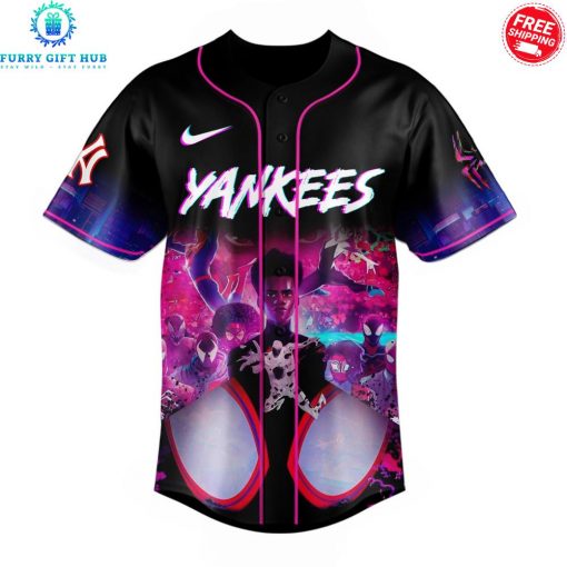 NY Yankees x Spider-Man Across The Spider Verse Limited Jersey
