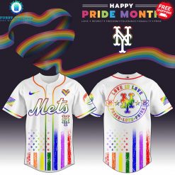 New York Mets x Pride Month Love Is Love 2025 Special Jersey