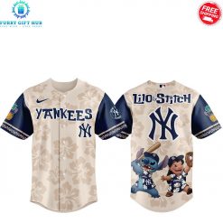 New York Yankees Lilo & Stitch 2025 Special Baseball Jersey