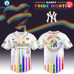 New York Yankees x Pride Month Love Is Love 2025 Special Jersey