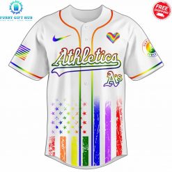 Oakland Athletics x Pride Month Love Is Love 2025 Special Jersey