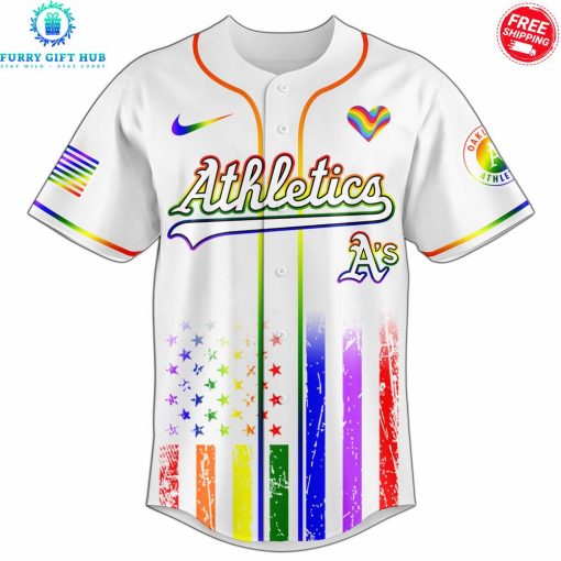Oakland Athletics x Pride Month Love Is Love 2025 Special Jersey