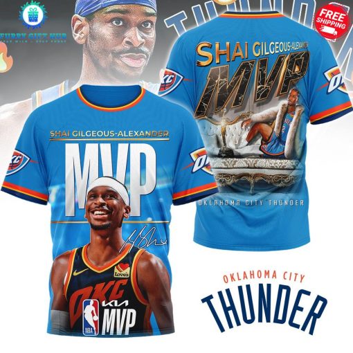 Oklahoma City Thunder SGA MVP 2024-25 Special Shirt Collection