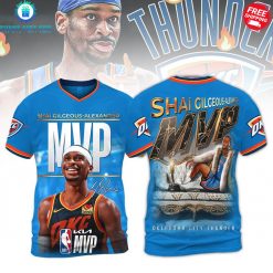 Oklahoma City Thunder SGA MVP 2024-25 Special Shirt Collection