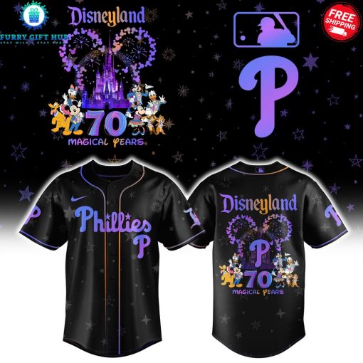 Philadelphia Phillies Disneyland 70 Years Anniversary Special Baseball Jersey