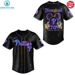 Philadelphia Phillies Disneyland 70 Years Anniversary Special Baseball Jersey