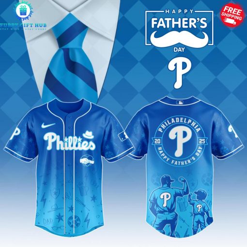 Philadelphia Phillies Happy Father’s Day 2025 Limited Jersey