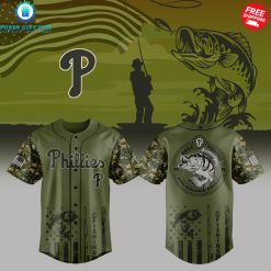 Philadelphia Phillies x Bass Fishing 2025 Special Baseball Jersey