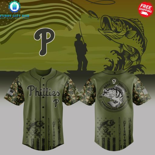 Philadelphia Phillies x Bass Fishing 2025 Special Baseball Jersey