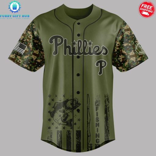 Philadelphia Phillies x Bass Fishing 2025 Special Baseball Jersey