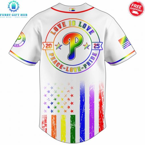 Philadelphia Phillies x Pride Month Love Is Love 2025 Special Jersey