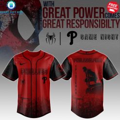 Philadelphia Phillies x Spider-Man Night 2025 Special Jersey