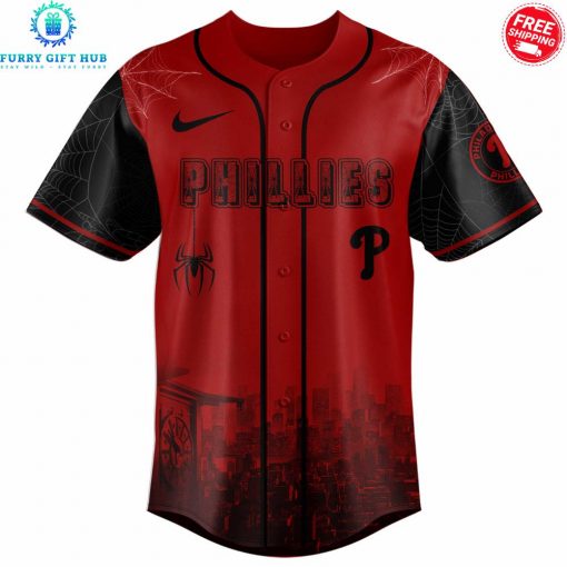 Philadelphia Phillies x Spider-Man Night 2025 Special Jersey