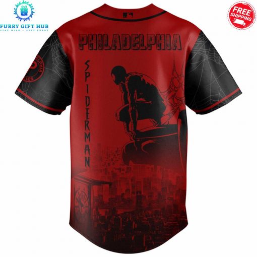 Philadelphia Phillies x Spider-Man Night 2025 Special Jersey