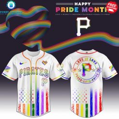 Pittsburgh Pirates x Pride Month Love Is Love 2025 Special Jersey