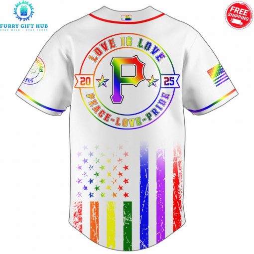 Pittsburgh Pirates x Pride Month Love Is Love 2025 Special Jersey