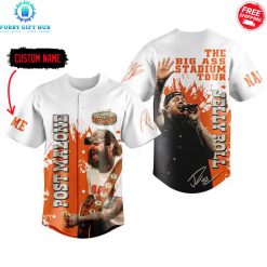 Post Malone x Jelly Roll The Big Ass Stadium Tour Custom Name Limited Baseball Jersey