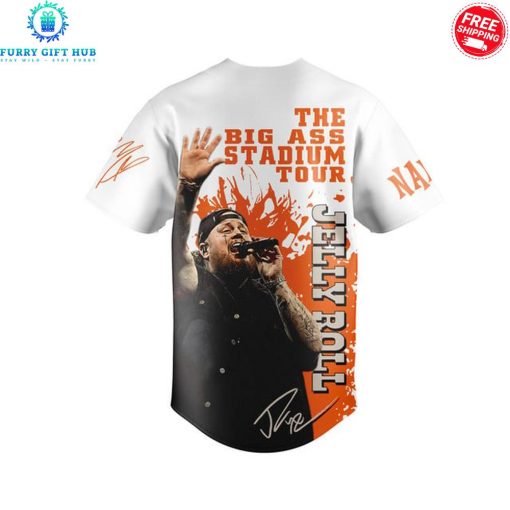 Post Malone x Jelly Roll The Big Ass Stadium Tour Custom Name Limited Baseball Jersey