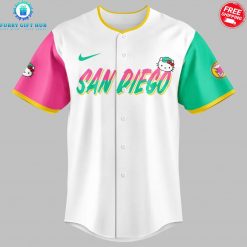 San Diego Padres Hello Kitty Night 2025 Sweet Style Kitty Charm Special Baseball Jersey