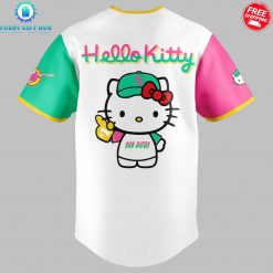 San Diego Padres Hello Kitty Night 2025 Sweet Style Kitty Charm Special Baseball Jersey 3