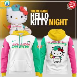 San Diego Padres Theme Game Hello Kitty Night Sweet Style Special Hoodie