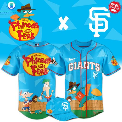 San Francisco Giants x Phineas And Ferb 2025 Special Baseball Jersey