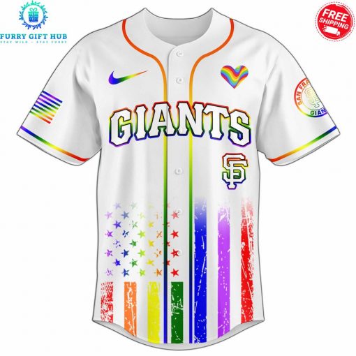 San Francisco Giants x Pride Month Love Is Love 2025 Special Jersey