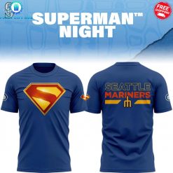 Seattle Mariners Superman Night 2025 Special Shirt 1