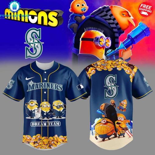 Seattle Mariners x Minions Limited Baseball Jersey