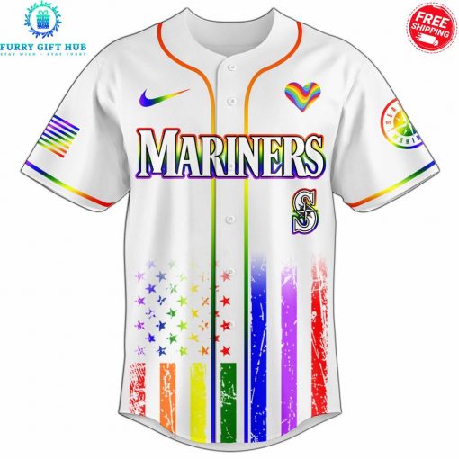 Seattle Mariners x Pride Month Love Is Love 2025 Special Jersey