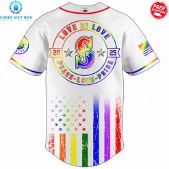 Seattle Mariners x Pride Month Love Is Love 2025 Special Jersey 3 1