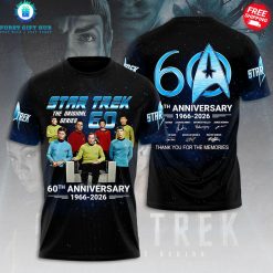 Star Trek The Original Series 60th Anniversary 2026 Special Shirt Collection