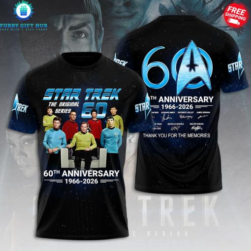 Star Trek The Original Series 60th Anniversary 2026 Special Shirt Collection