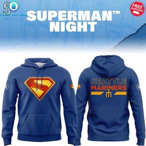 Superman Night 2025 Seattle Mariners Special Hoodie